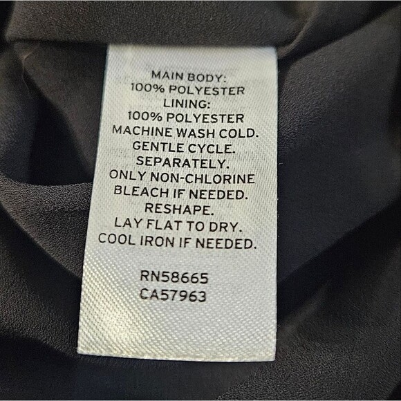 Nordstrom Rack Black Lace Cami Tank Top Blouse Women's Large Feminine Basics - Picture 4 of 7